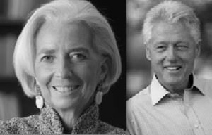 Lagarde og Clinton