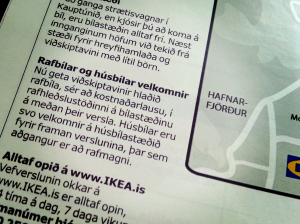Húsbílar? Í þessi skipti sem ég hef íhugað að flytja í Ikea hafa útstillingarnar nú heillað mig meira en bílastæðin.